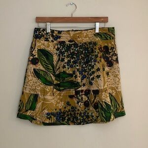 Vintage Anthropologie Colorful A-Line Skirt Size 8